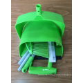 top quality plastic windproof dustpan and brush set with squeegee